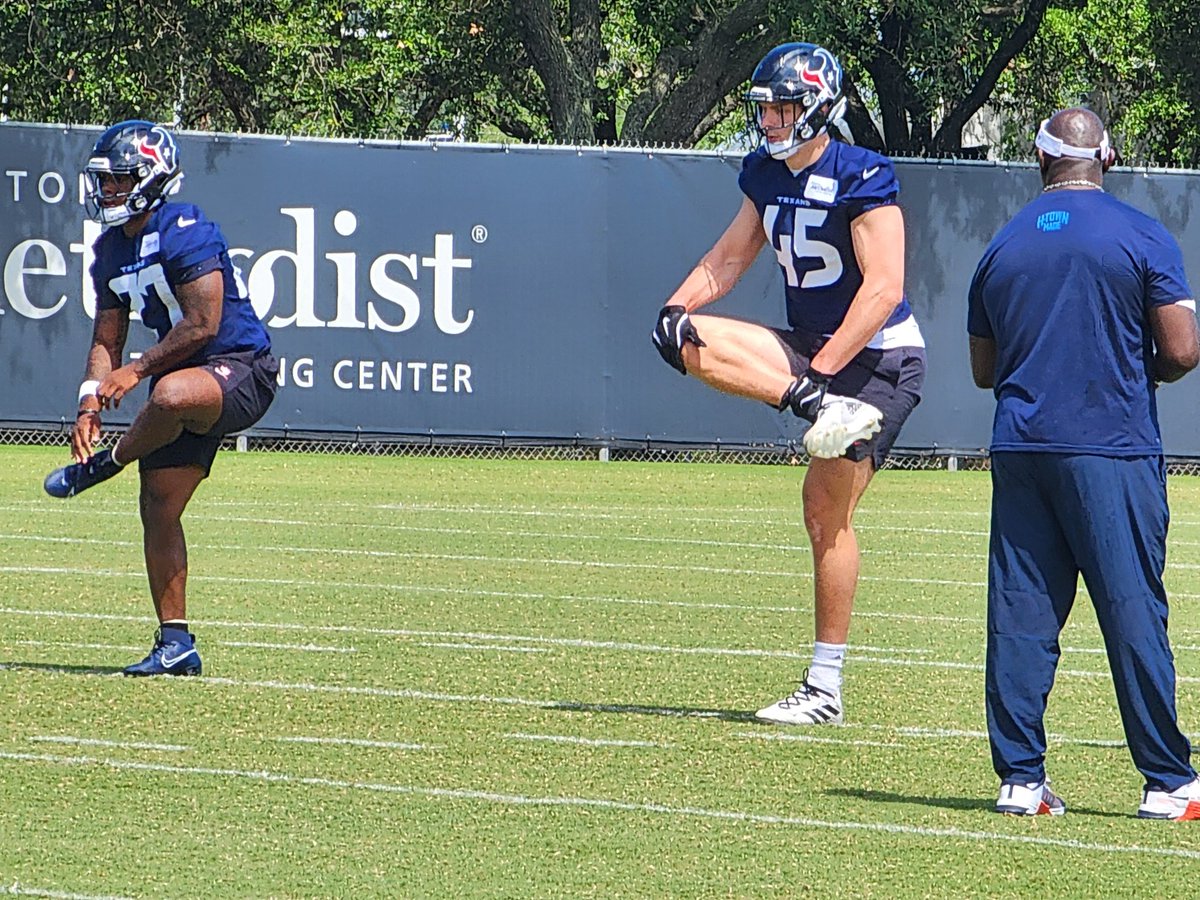 Former <a href="/TexasTechFB/">Texas Tech Football</a> tight end Mason Tharp (6-8, 264) here for a tryout <a href="/KPRC2/">KPRC 2 Houston</a>