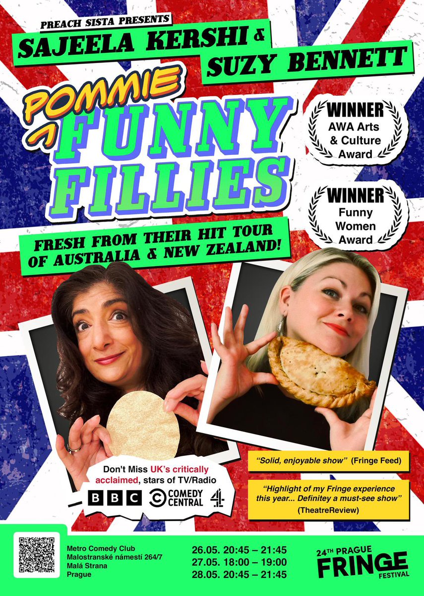Suzy Bennett Shambrook (@funnysuzyb) on Twitter photo Coming to <a href="/praguefringe/">Prague Fringe</a> for the first time soon! Spread the word. Come and see us 😁
#PragueFringe #ComedyFestival Coming to <a href="/praguefringe/">Prague Fringe</a> for the first time soon! Spread the word. Come and see us 😁
#PragueFringe #ComedyFestival