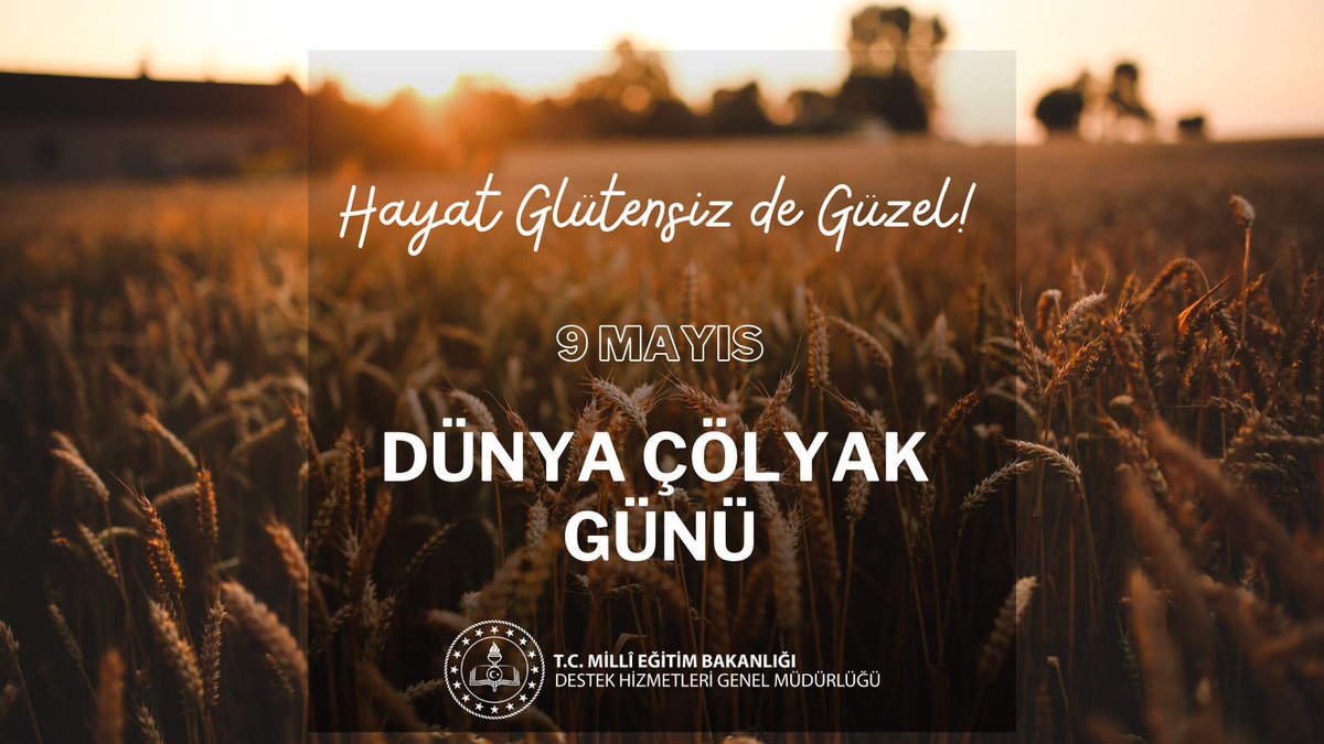 "Fark etmek, fark yaratır."
Çölyak bir tercih değil yaşam biçimidir.
Çölyak hastalığına dair toplumsal duyarlılığı artırmak, daha kapsayıcı bir yaşam alanı oluşturmak mümkün.

<a href="/tcmeb/">Millî Eğitim Bakanlığı</a> <a href="/Yusuf__Tekin/">Yusuf Tekin</a> <a href="/omurfatih/">Ömür Fatih Karakullukçu</a>