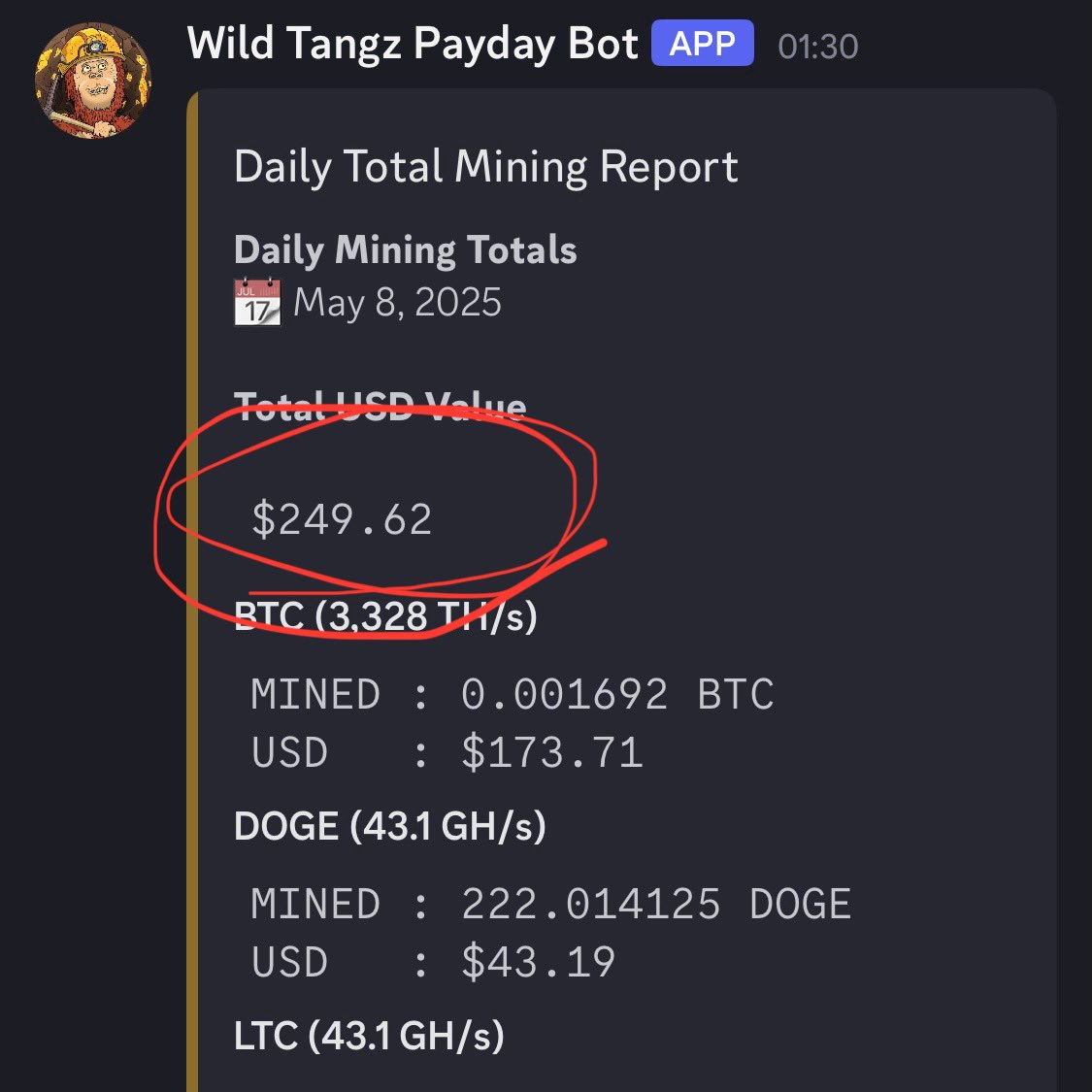 Gm gm. 

Intern woke up late but crypto doesn’t stop.

$Ada at 80 cents.

BTC over 100k

And we’re still running our miners.

Have an awesome Friday 💚