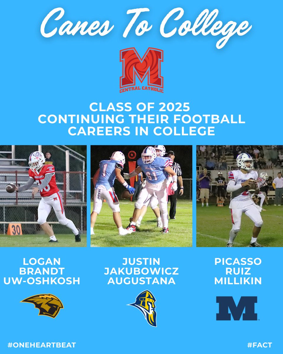 We’re incredibly proud to celebrate 3 of our outstanding student-athletes who are taking their talents to the next level!

Your hard work, dedication, and love for the game have earned you this moment. 

#CanesToCollege #collegedecisionday