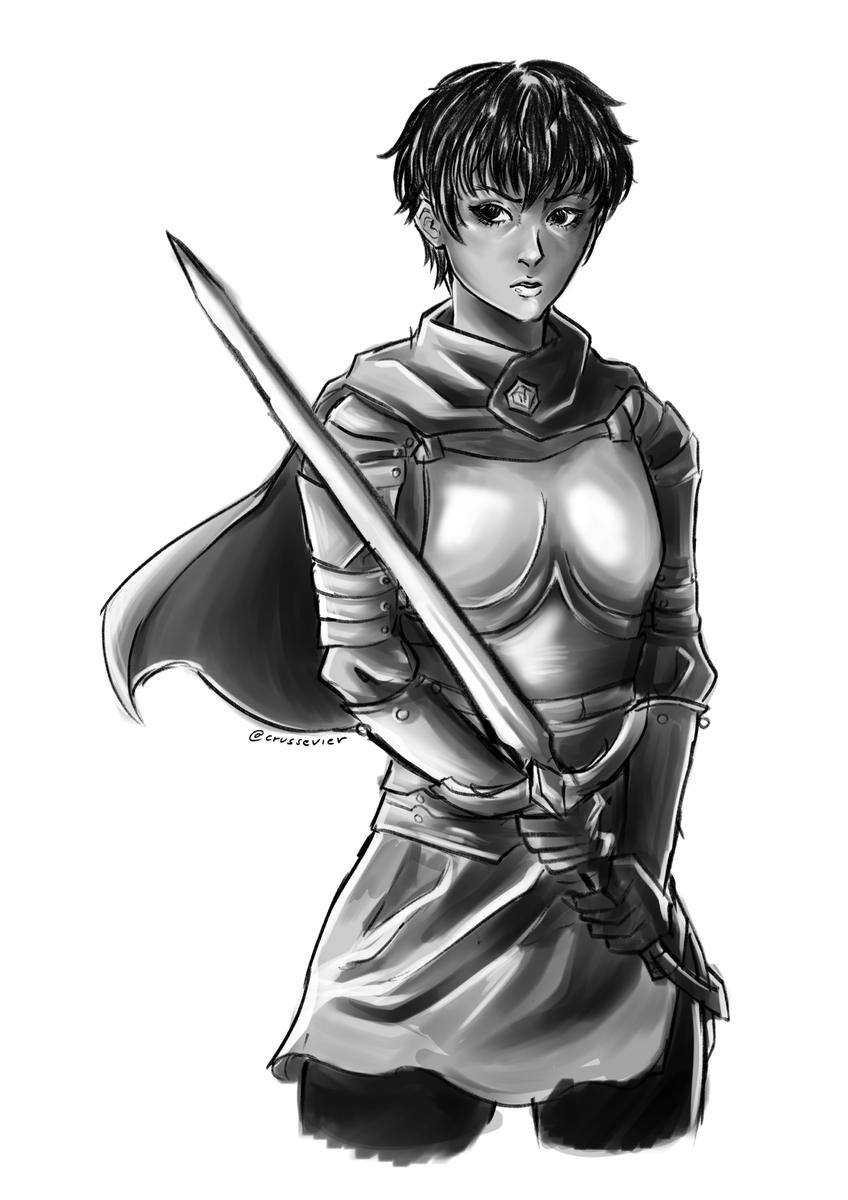 crussevier's tweet photo. Casca art I made months ago when I was reading Berserk. Was still experimenting on digi during this stage
#Berserk #Casca #sketch https://t.co/VwsEkyhHm3