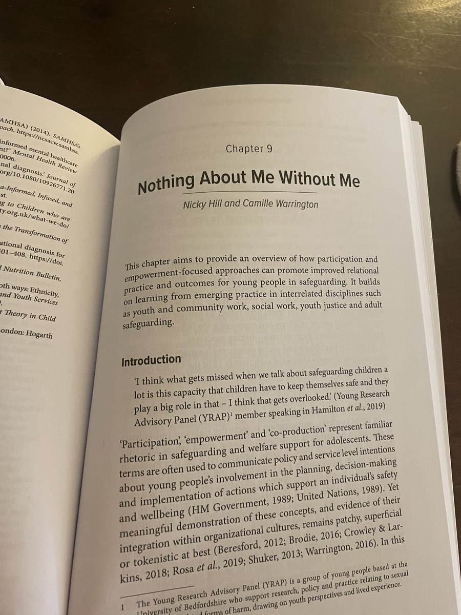 Love this - meaningfully involving children in safeguarding is central to the chapter I co-wrote &amp; is something I’m passionate about