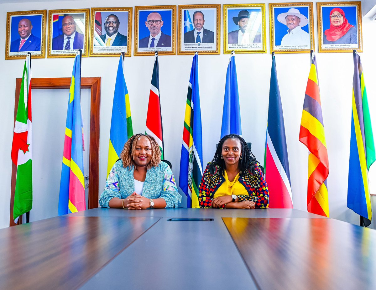Veronica M. Nduva, CBS (@sgnduva) on Twitter photo Happy to host and catch up with my former colleague Principal Secretary- PS Public Health, Kenya <a href="/psmuthoni/">Mary Muthoni Muriuki, CBS, HSC</a> at EAC Headquarters, on the sidelines of the Sectoral Council on Health. We discussed the priorities and progress made on regional health matters. <a href="/jumuiya/">East African Community</a> Happy to host and catch up with my former colleague Principal Secretary- PS Public Health, Kenya <a href="/psmuthoni/">Mary Muthoni Muriuki, CBS, HSC</a> at EAC Headquarters, on the sidelines of the Sectoral Council on Health. We discussed the priorities and progress made on regional health matters. <a href="/jumuiya/">East African Community</a>