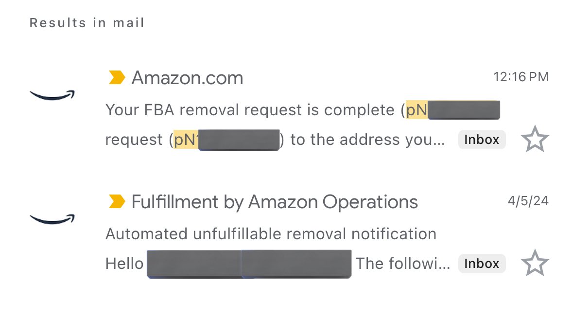 Amazon took over 12 months to remove my wholesale business's inventory from their distribution centers...

This resulted in an incredible amount of stress, along with $50,000+ in expired goods, which had to be written off as a total loss for one of my companies....

And this was