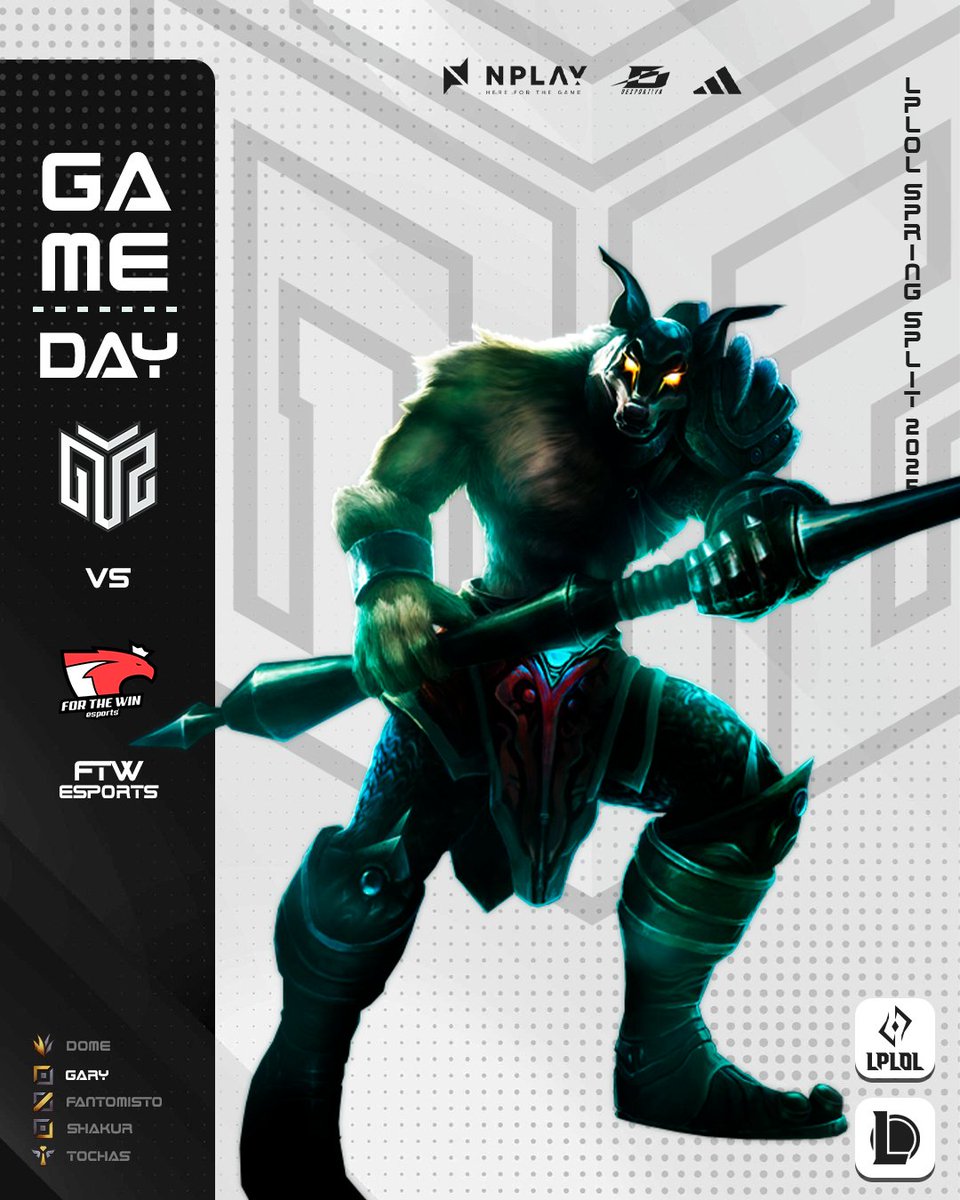 Última jornada <a href="/lplol_pt/">LPLOL</a>  e estamos prontos para mais um confronto 🏆

🆚: <a href="/ftwesports/">FTW | For The Win Esports</a> 
🕒: 19H
📺: twitch.tv/rtparenalol

Já garantimos a passagem à próxima fase mas não se preocupem, vamos na mesma “for the win” 😎

#RespectAllFearNone #LPLOL #leagueoflegends