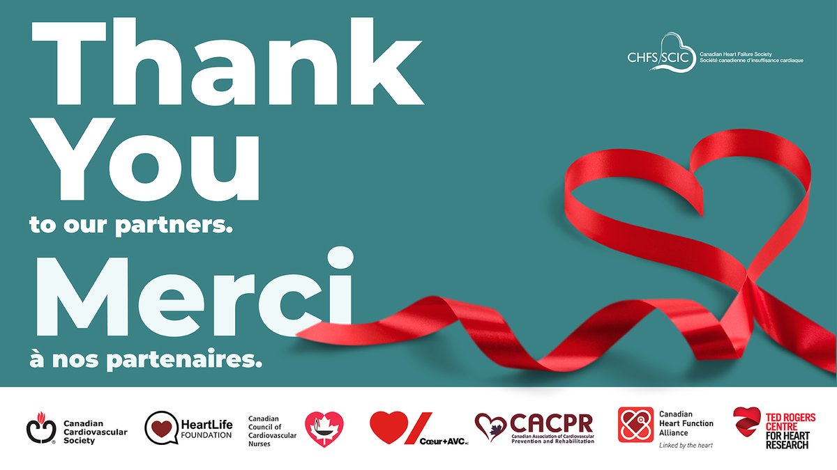 CHFS (@canhfsociety) on Twitter photo A huge THANK YOU to our partners for making #HeartFailureWeekCan 2025 a success!
//
Un immense MERCI à nos partenaires pour avoir fait de la #HeartFailureWeekCan 2025 un succès!
<a href="/SCC_CCS/">CCS</a> <a href="/HeartLifeCanada/">HeartLife Foundation</a> <a href="/CCCnurses/">Canadian Council of Cardiovascular Nurses</a> <a href="/HeartandStroke/">Heart & Stroke</a> <a href="/CACPR_1/">CACPR</a> <a href="/chfalliance/">chfalliance</a> <a href="/trogersresearch/">Ted Rogers Centre for Heart Research</a> ❤️ A huge THANK YOU to our partners for making #HeartFailureWeekCan 2025 a success!
//
Un immense MERCI à nos partenaires pour avoir fait de la #HeartFailureWeekCan 2025 un succès!
<a href="/SCC_CCS/">CCS</a> <a href="/HeartLifeCanada/">HeartLife Foundation</a> <a href="/CCCnurses/">Canadian Council of Cardiovascular Nurses</a> <a href="/HeartandStroke/">Heart & Stroke</a> <a href="/CACPR_1/">CACPR</a> <a href="/chfalliance/">chfalliance</a> <a href="/trogersresearch/">Ted Rogers Centre for Heart Research</a> ❤️