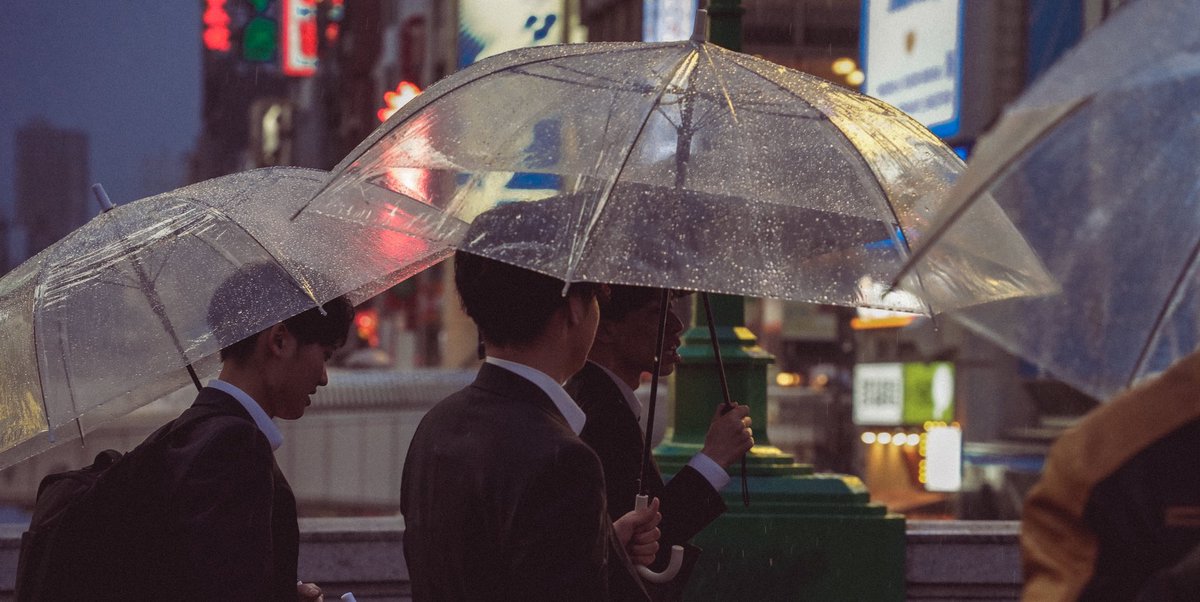 Osaka rains