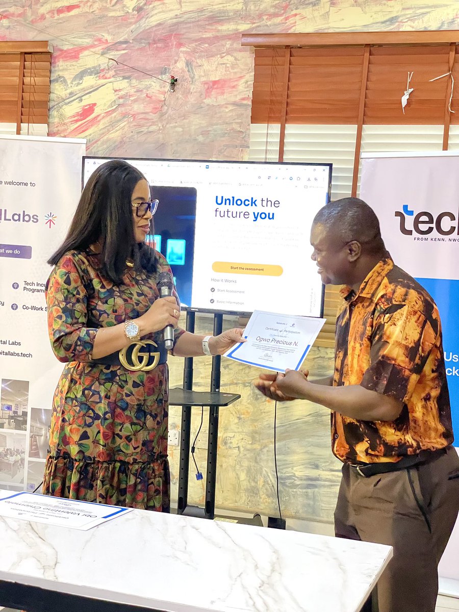 SpitalLabs's tweet image. Congratulations to the graduating class of the SpitalLabs Tech-Up OML58 Training Programme!
Your creativity, commitment &amp;amp; resilience have paid off.
The future is tech-driven—and you’re ready to lead it.
•
•
#TechUp2025 #SpitalLabs #OML58Training #FutureOfTech #PortHarcourtTech