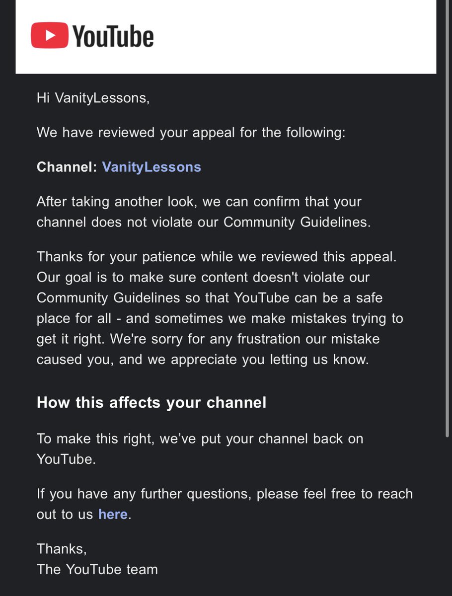 VanityLessons's tweet image. THE CHANNEL
IS
BAAAAACK!!!!