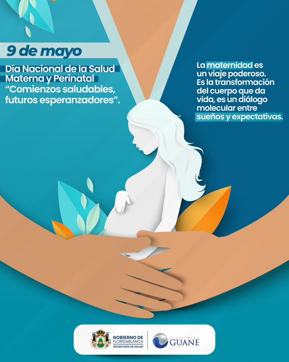 ¡Día Nacional de la Salud Materna y Perinatal!

Hoy el Gobierno de Floridablanca exalta la fuerza de las mujeres gestantes y el valor de la maternidad.

La atención integral durante el embarazo, el parto y el posparto son claves para la salud de la madre y el bebé.