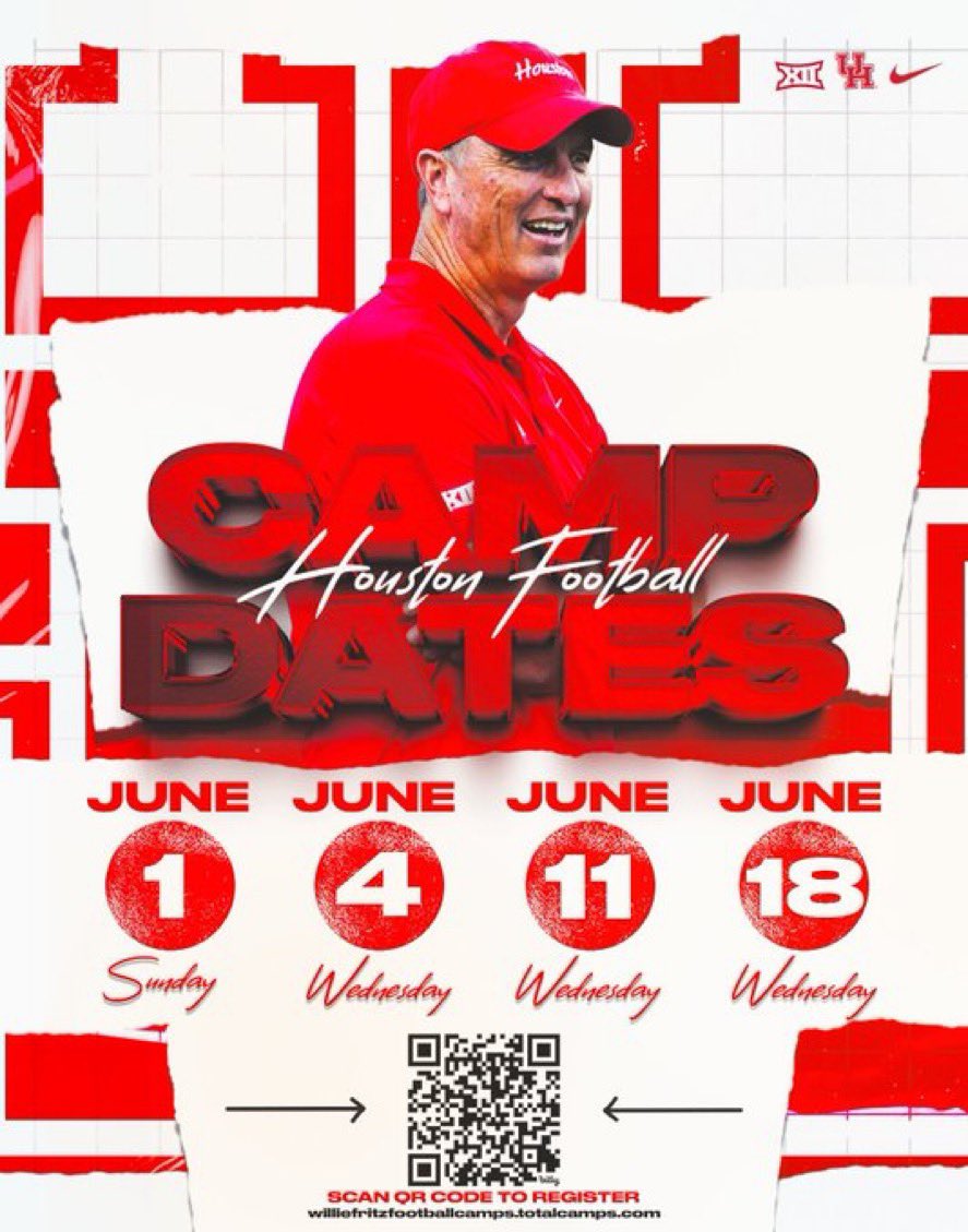 Drake_Jones_'s tweet image. Thank you @wesley_fritz for the camp invite!!! @UHCougarFB @HokaHeyFootball @CoachKirkMartin @wdjones12 @PrepRedzoneTX @Coast2CoastBSM #HokaHey #RecruitManvel #DrakeJones