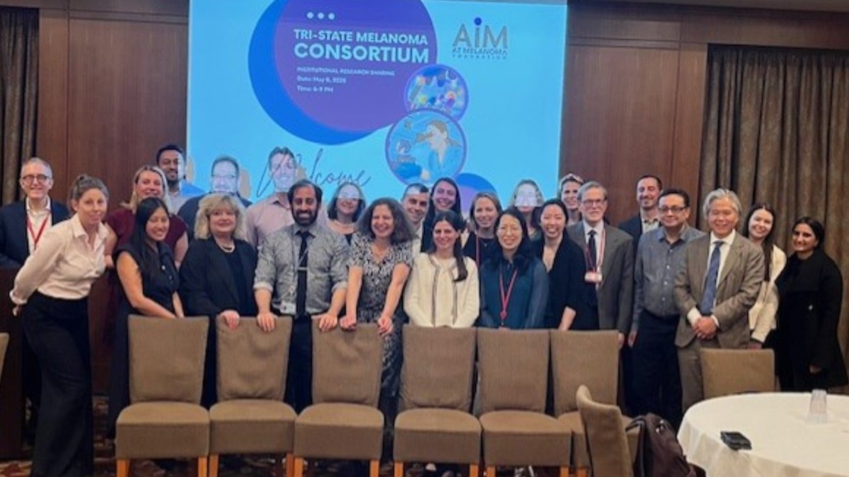 last night's Tri-State Melanoma Consortium – Inaugural Convening aimatmelanoma.org/tri-state-mela…