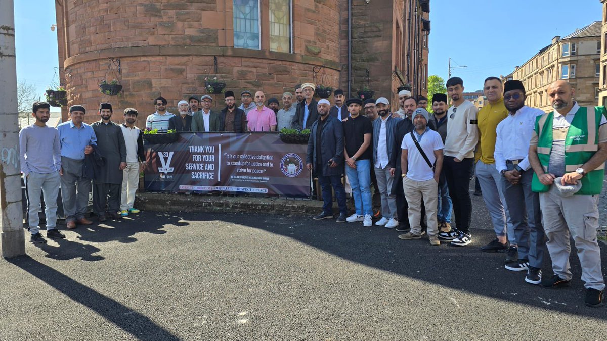 A tribute to #VEDay80 - Our heros accross the Globe - We thank you for your sacrifice. For those looking for lasting peace visit files.alislam.cloud/pdf/Message-of….