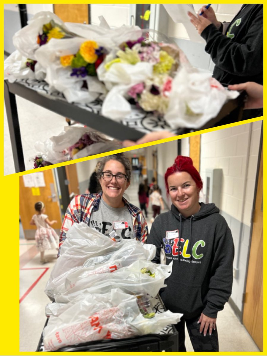 Special delivery! Adorable floral bouquets to support our PTO and make a special someone smile this weekend. #HTPScommunityengagement #ELC