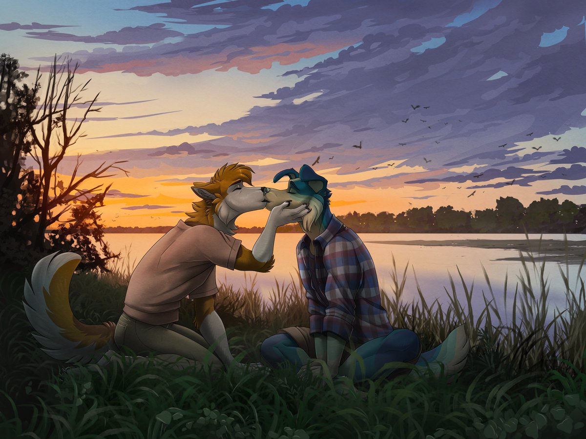 Aria Dog β¨ commissions open! (@ariadogdraws) on Twitter photo Our private riverside πΈ
YCH for FrostedCanine Our private riverside πΈ
YCH for FrostedCanine