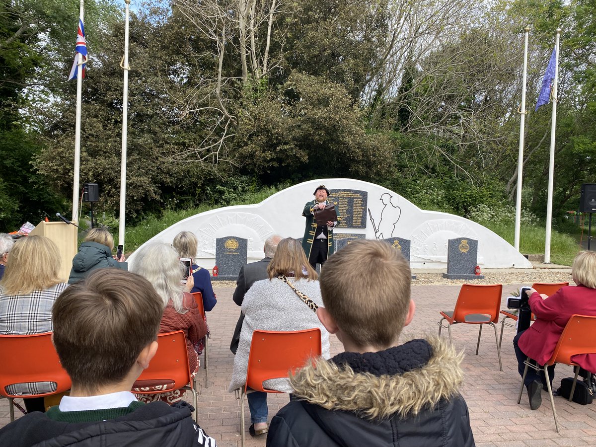 VE day 2025: Pupils showed their respect for peace and veterans, both in school with a two minute silence and at the local war memorial at Merdian. Pupil Parliament representatives laid wreaths, created by year four and read a poem to local residents.