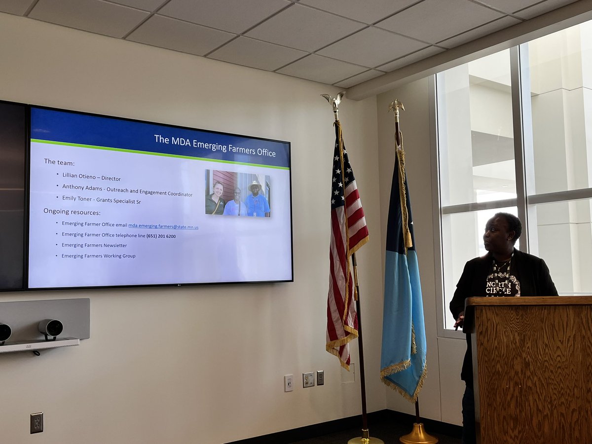 Mr. Patrice Bailey (@acbaileymn) on Twitter photo MDA is hosting a meeting with three CDFI grantees, LEDC, HAP and African Development Solutions who have expertise working with emerging farmers. Great to hear how they will help their agriculture farmers thrive. <a href="/MNagriculture/">Minnesota Department of Agriculture</a> MDA is hosting a meeting with three CDFI grantees, LEDC, HAP and African Development Solutions who have expertise working with emerging farmers. Great to hear how they will help their agriculture farmers thrive. <a href="/MNagriculture/">Minnesota Department of Agriculture</a>