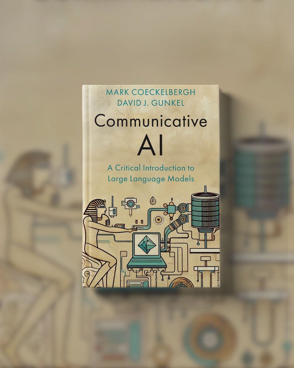 It is publication day! 
"Communicative #AI: A Critical Introduction to Large Language Models" <a href="/politybooks/">Polity</a> is now out and available. Co-authored with <a href="/MCoeckelbergh/">Mark Coeckelbergh</a> 

politybooks.com/bookdetail?boo…