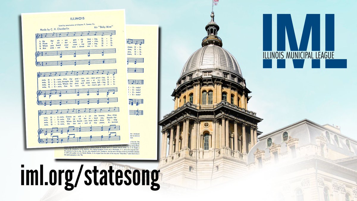 Did you know Illinois has a state song? Titled “Illinois,” it was adopted by the 54th General Assembly and is still celebrated today. At <a href="/IMLLeague/">IML</a>, callers are greeted with a rendition of the state song performed by The University of Illinois Varsity Men's Glee Club. Take a
