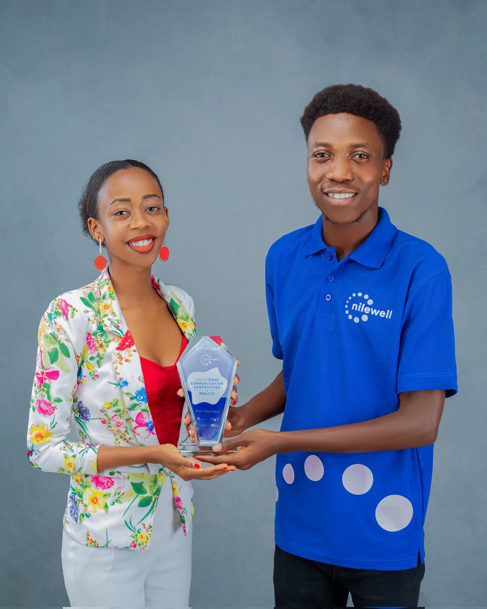 🥳Deeply thrilled to have represented my country🇧🇮 and earned third place🥉🏆 in the highly competitive #InfoNile Science Communication Competition for #Africa 2024, rising a third winner across the entire continent.
This annual competition is organized by <a href="/infoNILE/">InfoNile</a>.