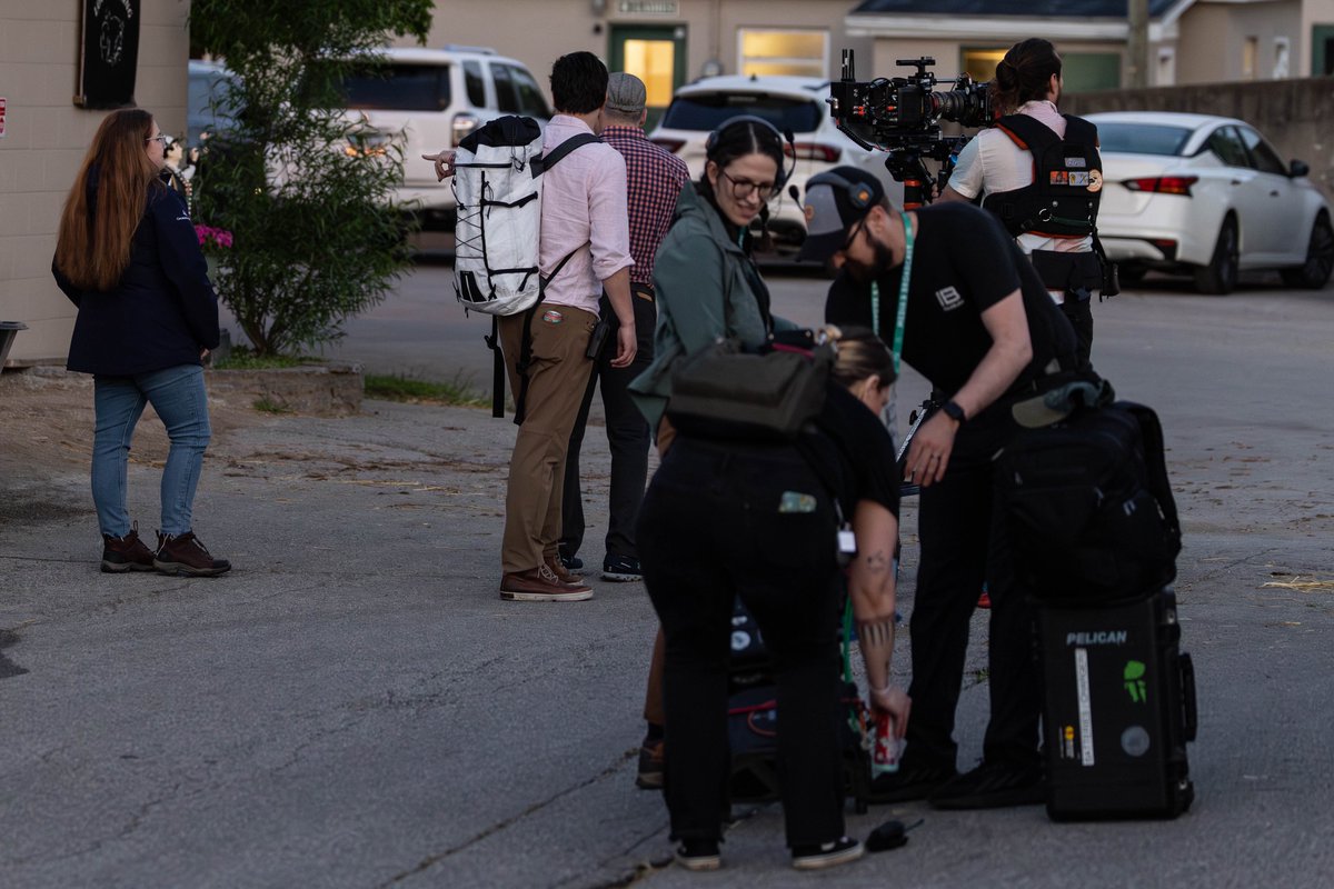 Amplify’s Digital Media Manager, Cady Coulardot, served as a guide to the Hallmark Channel during their filming at Churchill Downs. She worked directly with actors, producers, and screenwriters—leading them through the backstretch, helping capture B-roll, and providing a hands-on