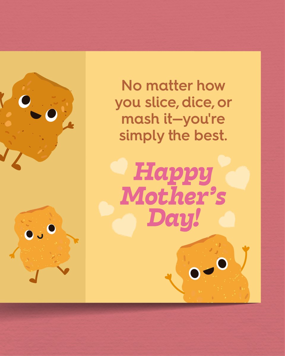 To the ones who’ve always shown up with care, love, and plenty of warm meals—this one’s for you. Send a little spud-love with our Mother’s Day card! 💐 🥔 💕 
#MothersDay #MadeWithLove