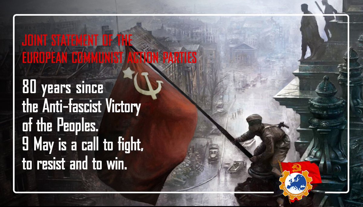 "80 years since the Anti-fascist Victory of the Peoples. 9 May is a call to fight, to resist and to win"

The ECA conference in Berlin today on the anniversary of the anti-fascist victory of the peoples concluded with the publication of a joint statement:

eurcomact.org/m-article/Join…