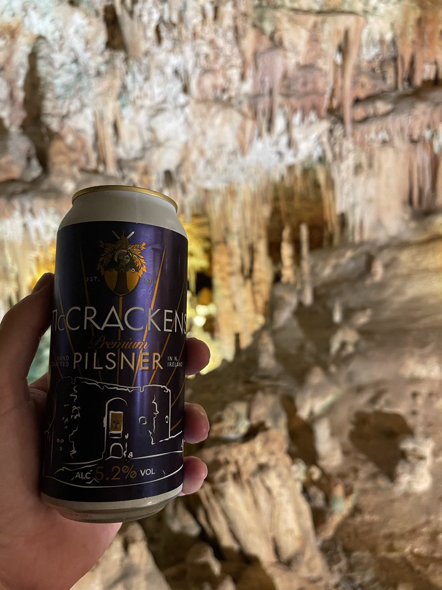 Some people bring torches, ropes, or helmets. We bring Pilsner. Priorities…
#McCrackensBrewery #CaveBeer #DrinkResponsibly(ish) #CraftBeerMoments #PremiumPilsner