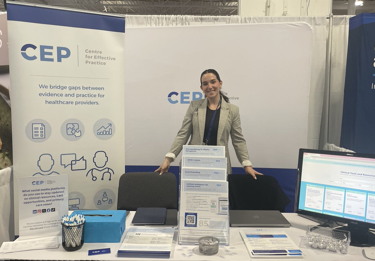 It's been wonderful connecting with so many primary care clinicians at #PriMed2025 🥰 Today is your last change to enter our contest, pick up some free swag, and (most importantly) learn about CEP's latest tools and CME!

Did we miss you? Stay in touch at cep.health/participate