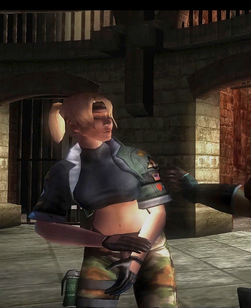 Sonya Blade in Mortal Kombat 
Shaolin Monks (2005)