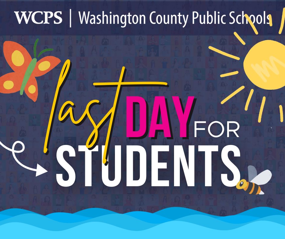 REMINDER- Today, Friday June 6, 2025, is the last day of school for students and an early dismissal day. Students will be dismissed 2 ½ hours early.  

Have a happy and safe summer!
