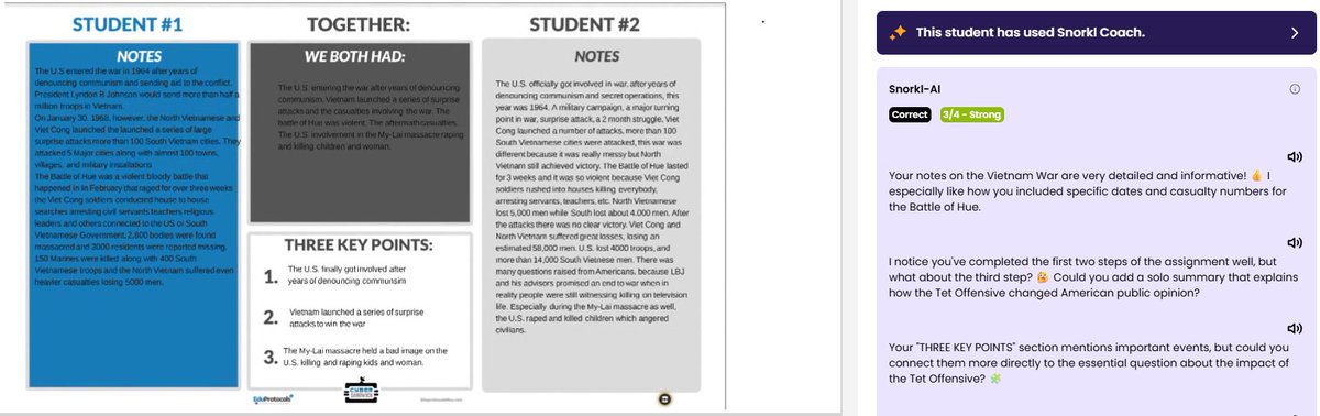 New Blog Post: A Week of Breakthroughs: Teaching the Vietnam War with EduProtocols, Snorkl, and a Dash of AI Magic
bit.ly/ironai
<a href="/DHelmEDU/">Dominic Helmstetter</a> <a href="/scottmpetri/">Dr. Scott M. Petri</a> <a href="/mrshowell24/">Stephanie Howell</a>