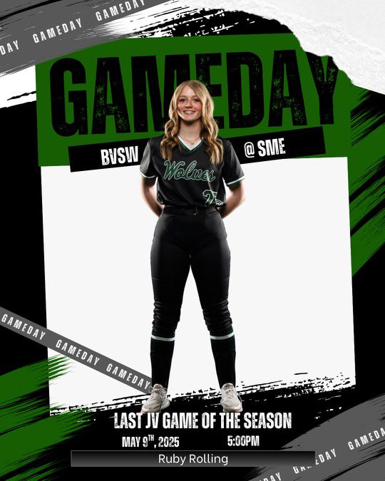 JV Game Day!
🆚 Shawnee Mission East
⌚️5:00
📍Shawnee Mission School District Softball Complex