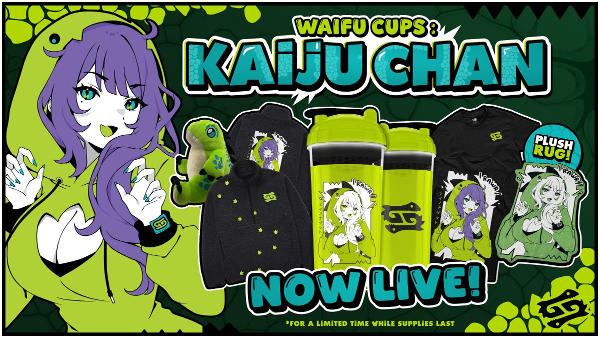 this waifu likes it rawr 🦖

new kaiju-chan waifu now live