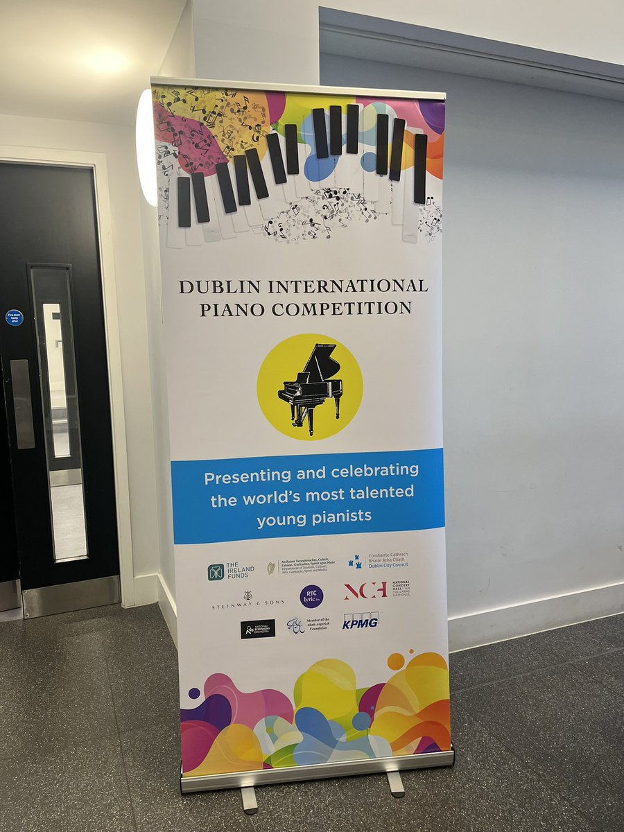 I am here!!!! #DublinternationalPianoCompetition
