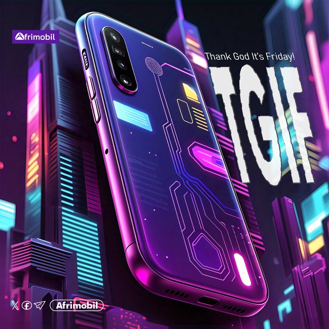Afrimobilehq's tweet photo. "TGIF INVESTMENT ALERT! Unlock the future of mobile tech with Afrimobile's revolutionary blockchain smartphone! Not just a device, but a movement! Join the revolution, invest in Afrimobile, and become a shareholder today! #Afrimobile #BlockchainSmartphone #InvestInTheFuture #TGIF https://t.co/CEf6OGO7X6