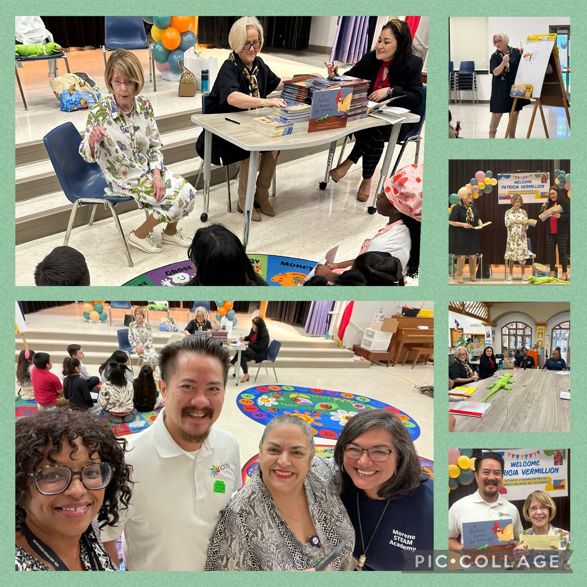 RodCarMaria's tweet image. @MorenoSTEAM students had a special treat today! Our 1st and 2nd graders had a very special author visit and book giveaway. @DISDLibrarian @Tanya_N_Shelton @DISD_Libraries @Alethea54580650 @DallasISDSupt