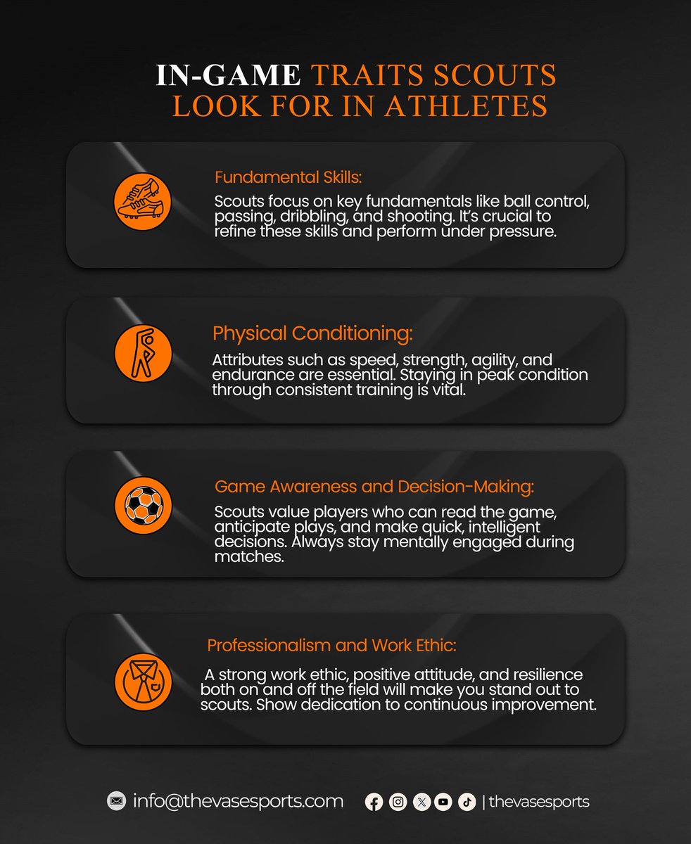 thevasesports's tweet image. To make a lasting impression on scouts, it&apos;s important to focus on the key aspects of your game📈. #ScoutingTips