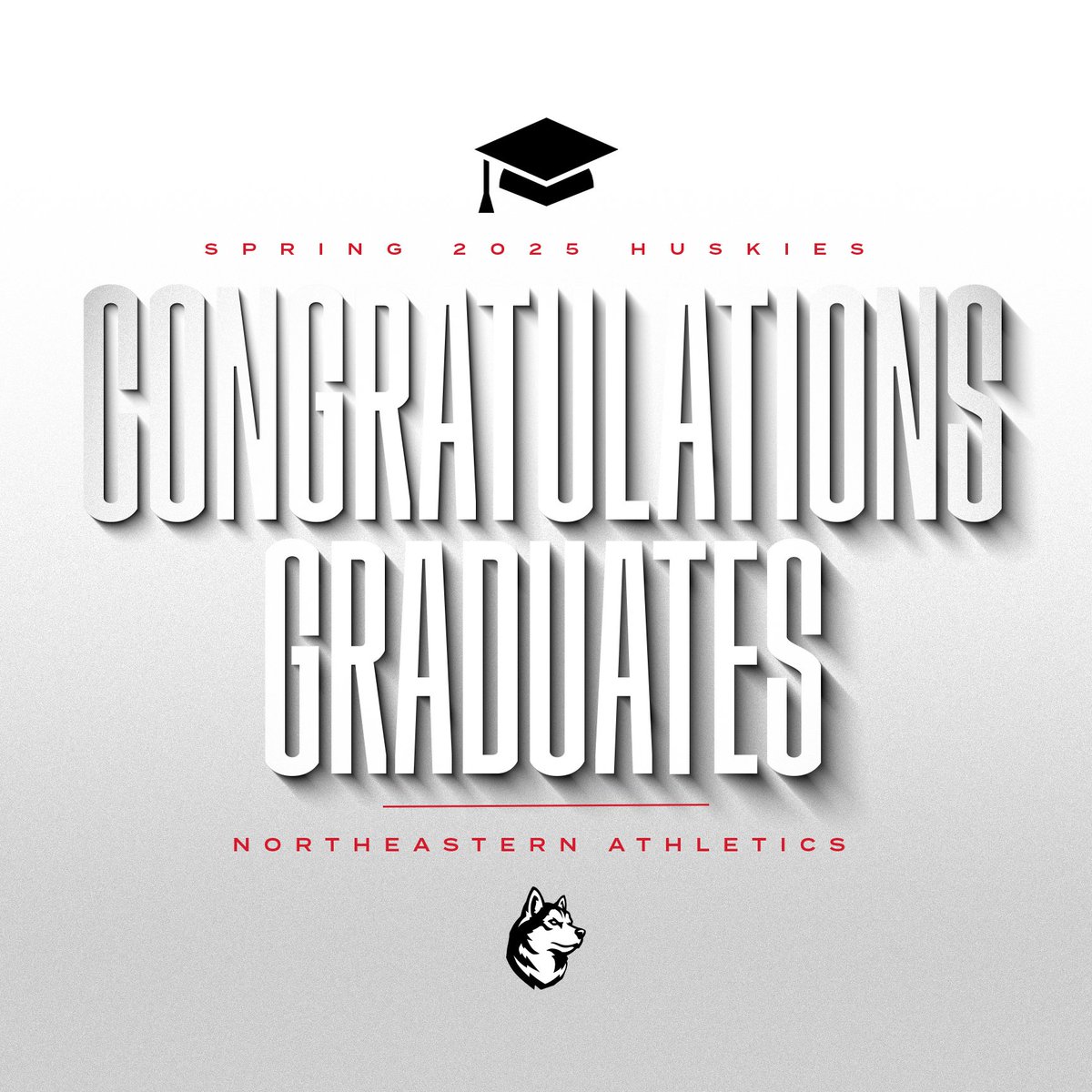 Congratulations to all our graduating Huskies!

You've done the Red &amp; Black proud, know you'll always have a home with us!