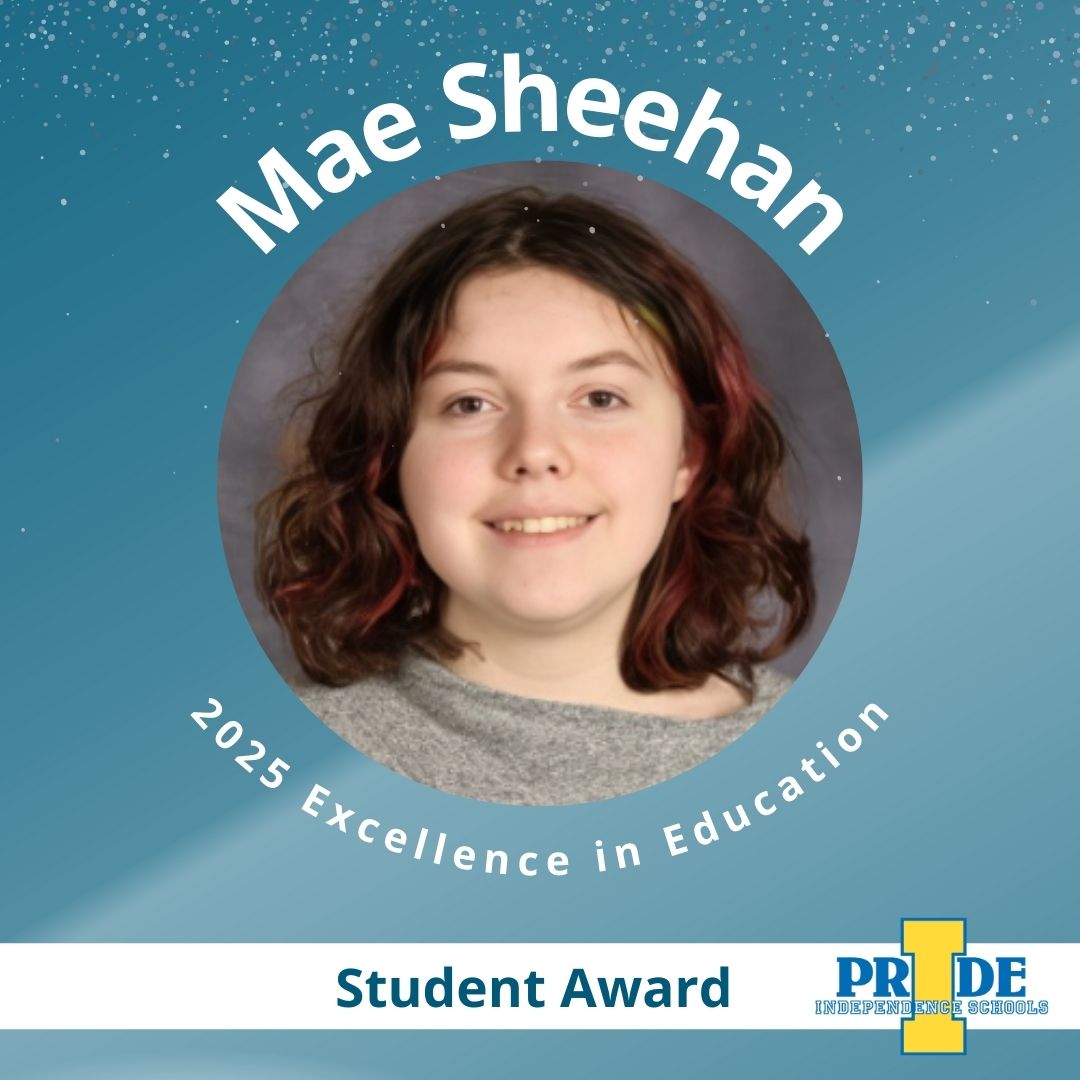 Congratulations, <a href="/YourIndySchools/">IndependenceSchools</a>  Mae Sheehan for receiving the ESC and <a href="/SSTRegion3/">State Support Team 3</a> Excellence in Education Student Award for 2025. 

Thank you for making a difference in your school and community! 🎉