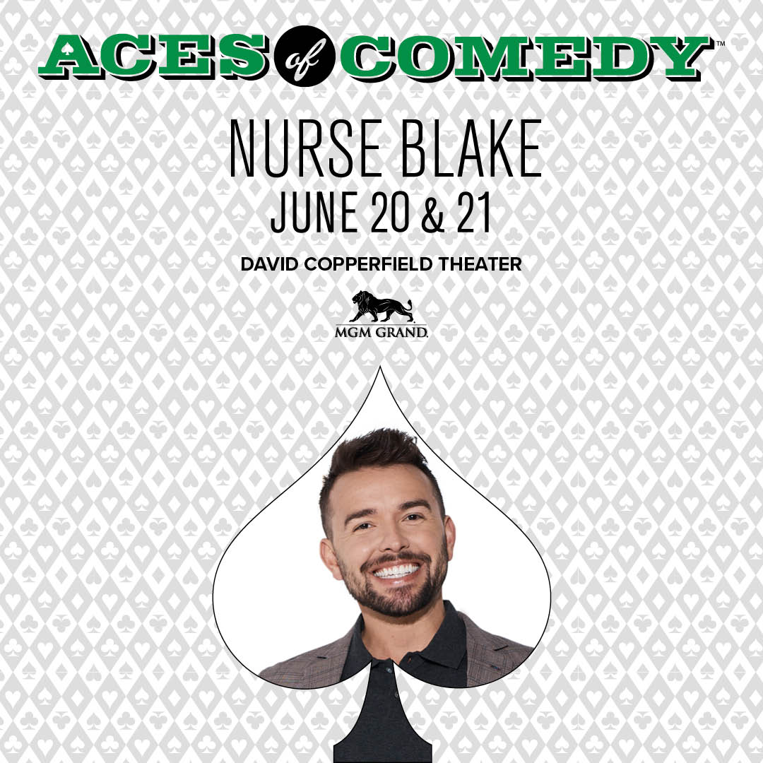 MGM Grand Hotel (@mgmgrand) on Twitter photo Grab your scrubs, your squad, and your sense of humor because <a href="/BlakeLynch001/">Nurse Blake</a> hits the stage at MGM Grand on June 20 & 21 for two unforgettable nights of comedy! Tickets are on sale now!
🎟️ mgm.mgmgrand.com/uuxu3pwd Grab your scrubs, your squad, and your sense of humor because <a href="/BlakeLynch001/">Nurse Blake</a> hits the stage at MGM Grand on June 20 & 21 for two unforgettable nights of comedy! Tickets are on sale now!
🎟️ mgm.mgmgrand.com/uuxu3pwd