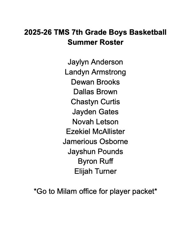 TupeloMiddle's tweet image. Congratulations to these athletes!