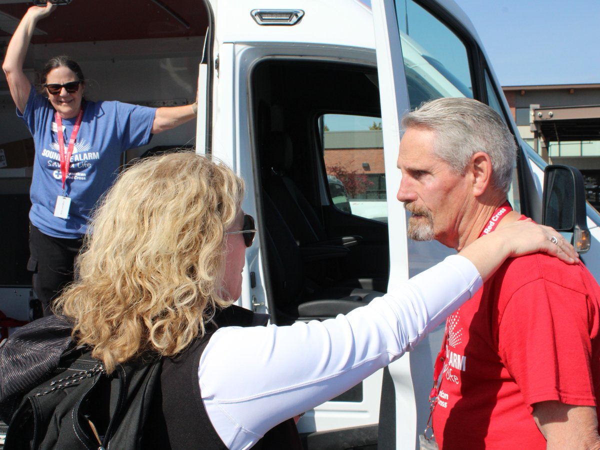 Imagine installing free working smoke alarms in a home only to find out months later that home burned to the ground and the people inside got out alive because of the smoke alarms you installed.  
That's what happened to Red Cross volunteer Jack Crowell and his team in Madras,