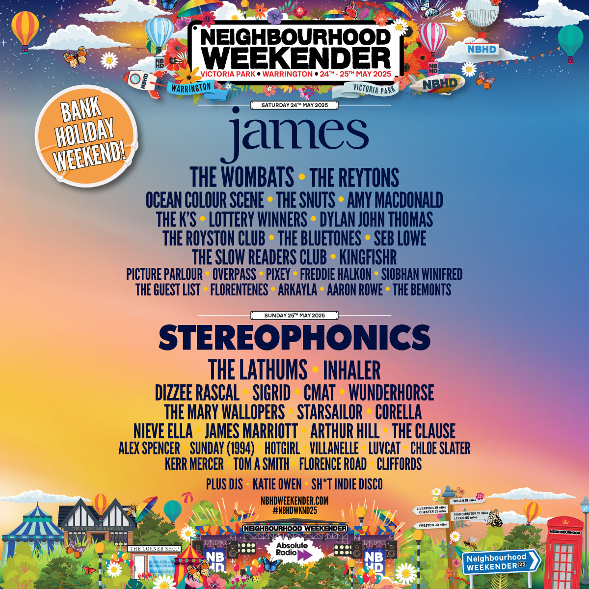 Live Nation UK (@livenationuk) on Twitter photo THIS MONTH: <a href="/nbhdweekender/">NBHD Weekender</a> takes over Victoria Park in Warrington with huge performances from headliners <a href="/wearejames/">James</a> and <a href="/stereophonics/">stereophonics</a> + loads more 🌞
Get tickets 👉 livenation.uk/zzWl50VPRBQ THIS MONTH: <a href="/nbhdweekender/">NBHD Weekender</a> takes over Victoria Park in Warrington with huge performances from headliners <a href="/wearejames/">James</a> and <a href="/stereophonics/">stereophonics</a> + loads more 🌞
Get tickets 👉 livenation.uk/zzWl50VPRBQ
