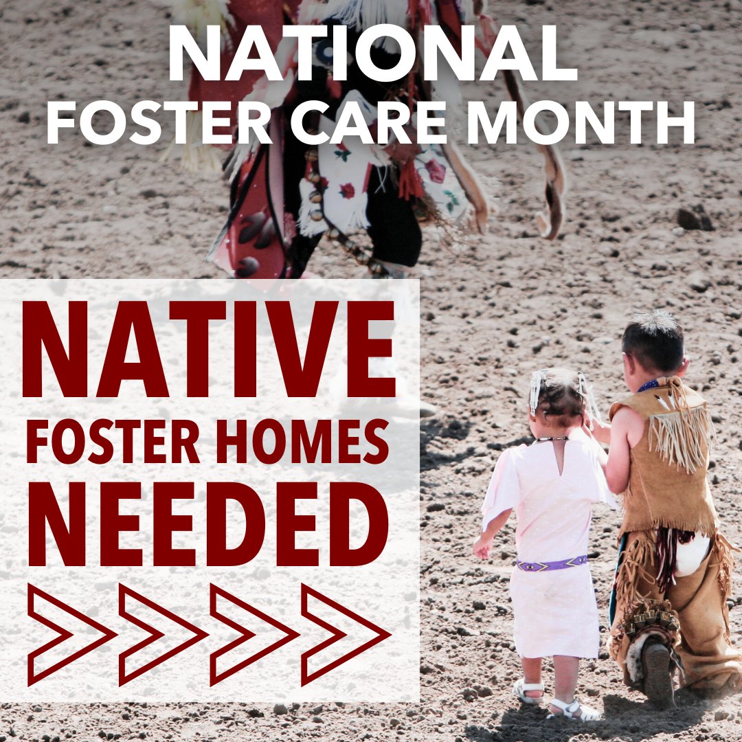 IndianAffairs's tweet photo. ICWA keeps Native kids with their families and Nations—but there’s a shortage of Native foster homes.

Natives: Contact your Nation to foster.
Non-Natives: Volunteer, donate, or support connection.

#NativeFosterCare #ChildrenBack https://t.co/in0wazNccm