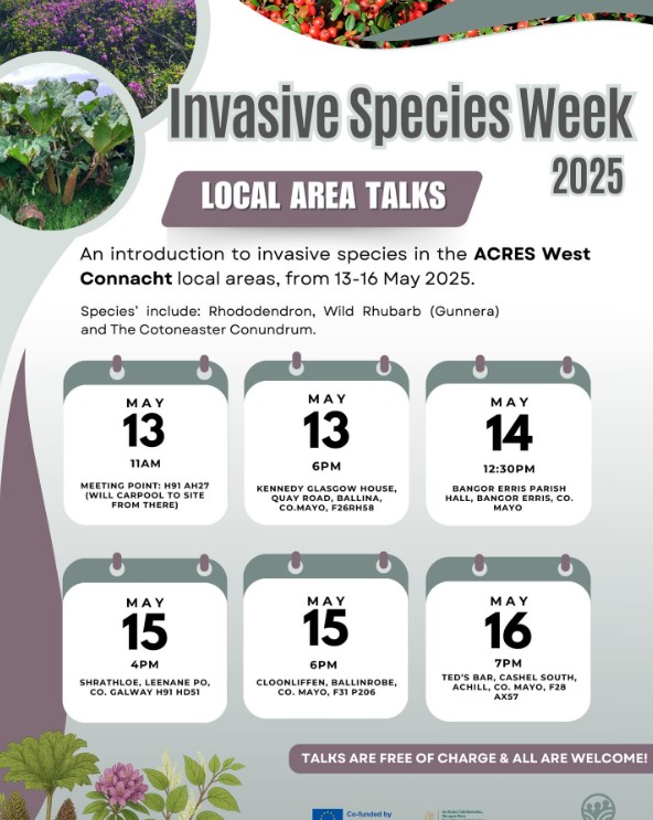 We are delighted to announce additional events have been added to the line-up for Invasive Species Week 2025!

🦝 🐿️ 🦜 🐢 🐜 🐞 🦠 🌱 🦀 🦐 🐠

🗓️Check out the full list of events here : shorturl.at/8Yuia

#INNSWeek