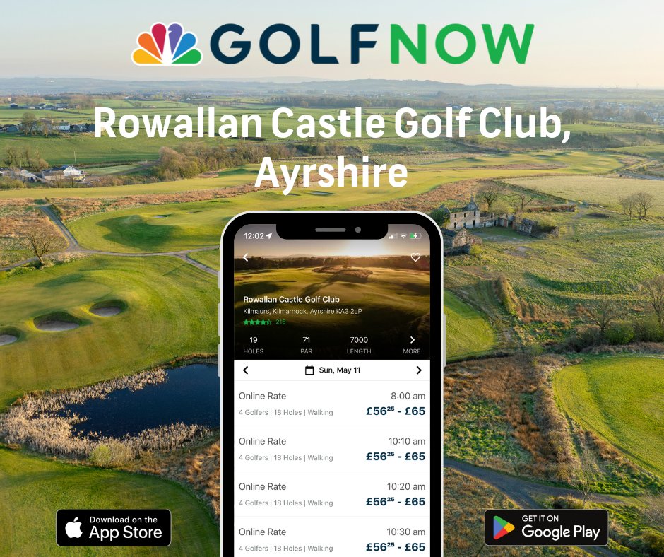 GolfNow UK & Ireland (@golfnowuki) on Twitter photo Not far from Kilmarnock, <a href="/rowallancastle/">Rowallan Castle GC</a> offers terrific views and challenging play for golfers at every skill level๐๏ธโโ๏ธโณ Book a tee time this weekend on GolfNow > bit.ly/4iXXOoh Not far from Kilmarnock, <a href="/rowallancastle/">Rowallan Castle GC</a> offers terrific views and challenging play for golfers at every skill level๐๏ธโโ๏ธโณ Book a tee time this weekend on GolfNow > bit.ly/4iXXOoh