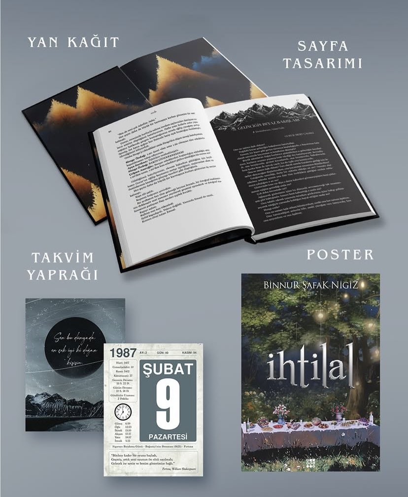 BİSİ DİYECEGİM
İHTİLAL 3'ün kapagına ismine bakın cabuk
anahtar ve zincir detaylı kapagı 
EN EN EN ANLAMLI TAKVİM YAPRAGI
adnan, simge, biricik ve vural kartları 
ayracı kutusu posteri her sesiyle mükemmel
yine ne icat ettin be kadın demekten kendimi alamıyorum #ihtilal