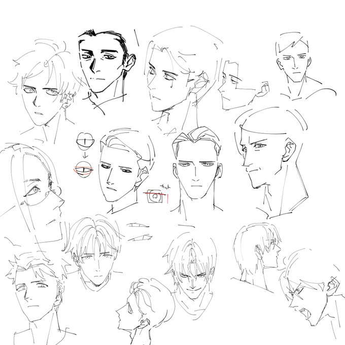 苦手な癖に突発的に訪れる男描きたい欲のせいで仕事に遅延が起きてる 